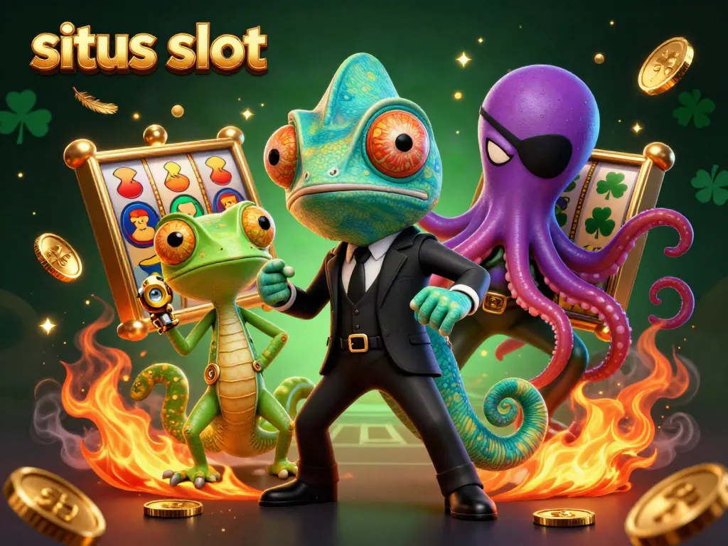 Spin the reels at situs slot and unleash epic wins with colorful 3D characters in action.