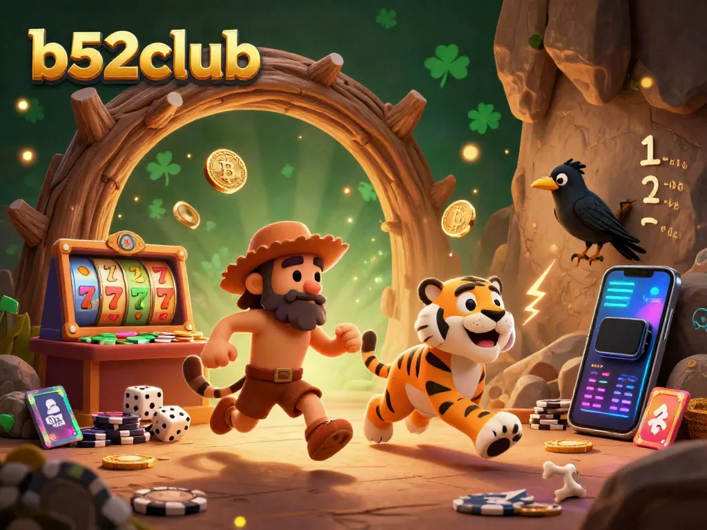 Engage with b52club’s vibrant prehistoric casino scene filled with slots and crypto elements.