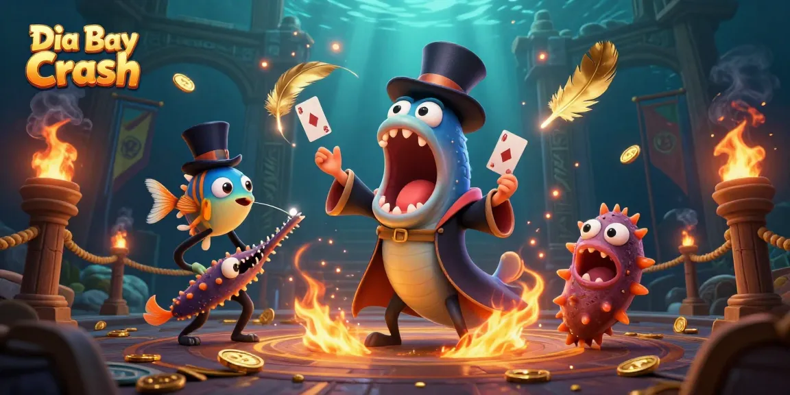 Experience the excitement of Đĩa Bay Crash with vibrant 3D characters showcasing thrilling gambling elements.
