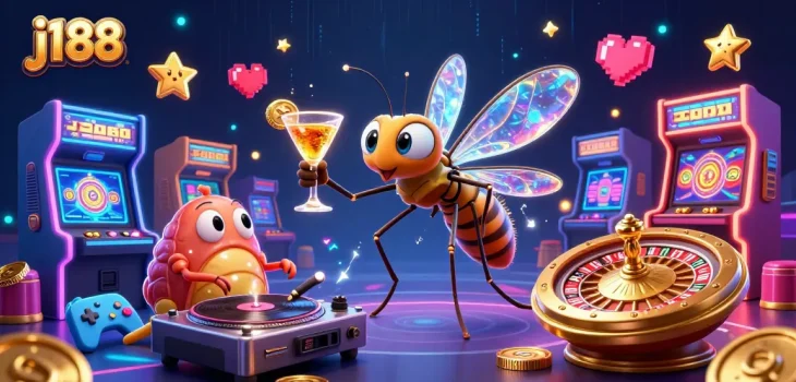 Engage with thrilling gameplay at j188 featuring vibrant casino elements and colorful 3D visuals.
