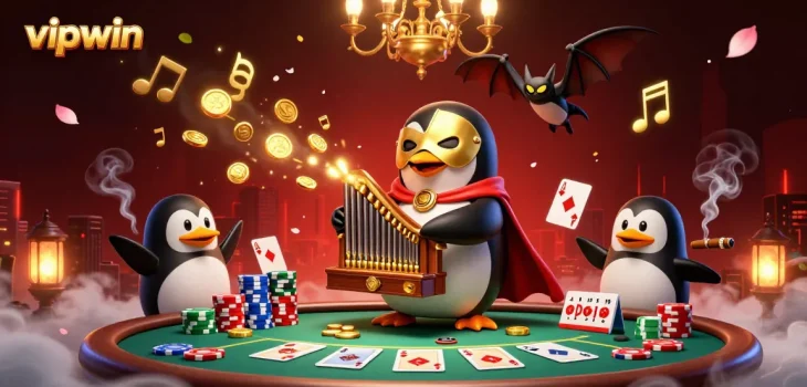 Experience winnings at vipwin with thrilling casino action featuring vibrant characters and game elements.