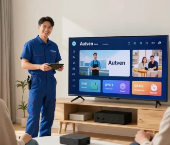 Trusted IPTV UK provider assisting local homeowners with professional installation service.